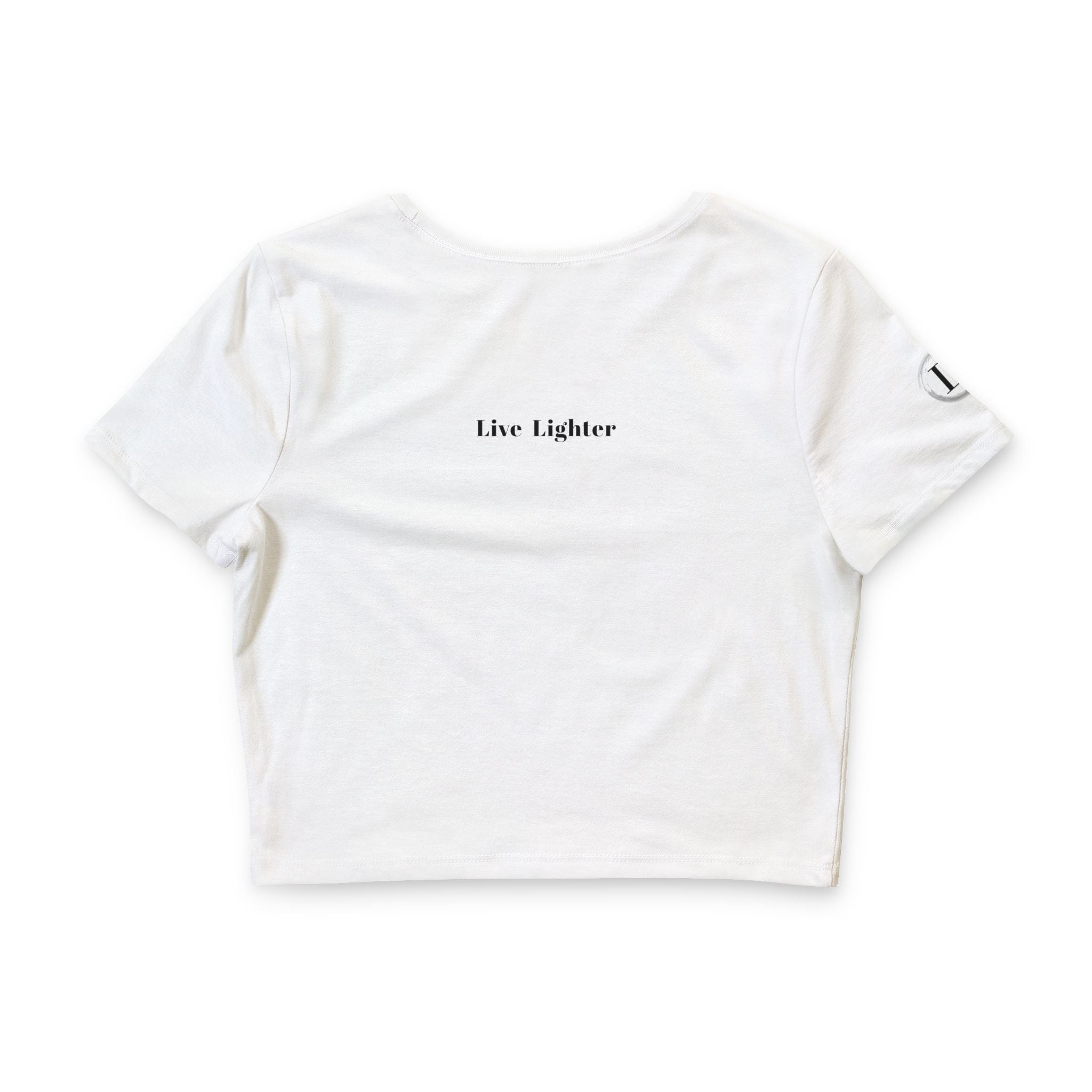 The Boundary Crop Tee — "Detox Your Circle" (White)