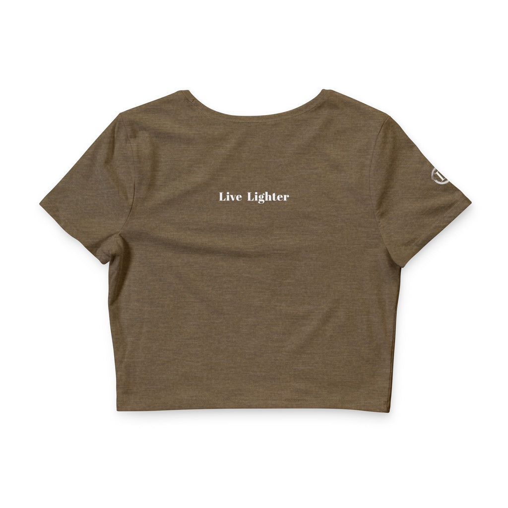 The Boundary Crop Tee — "Detox Your Circle" (Olive)