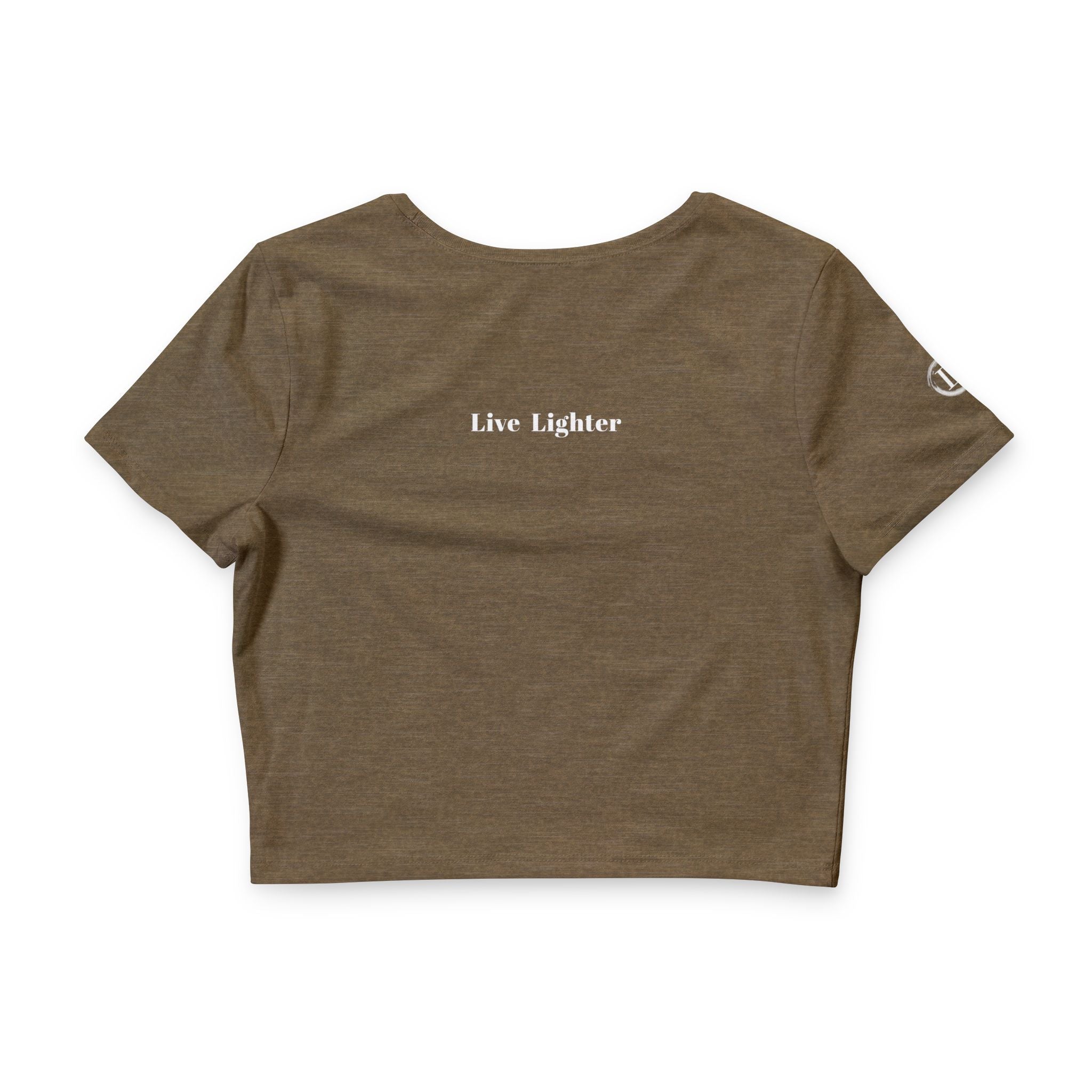 The Boundary Crop Tee — "Detox Your Circle" (Olive)